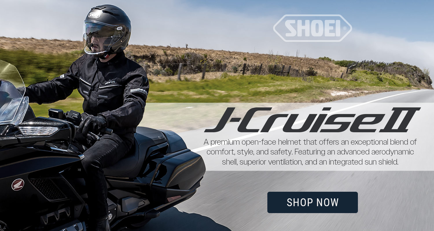 Shoei J-Cruise II open face helmet